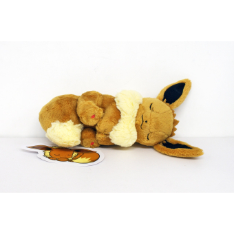 Authentic Pokemon center eevee plush +/- 25cm sleeping